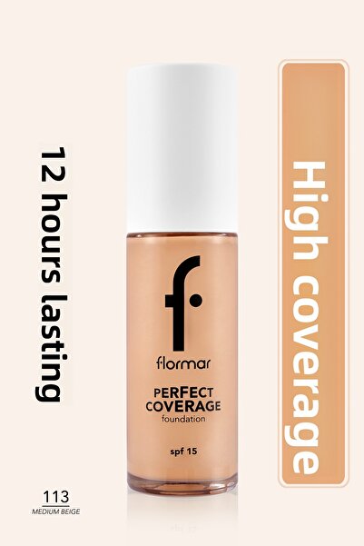 Flormar Fond de ten cu acoperire perfectă, pigmentare intensă și finisaj semi...