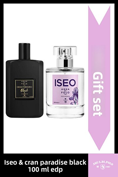 Aqua Di Polo 1987 مجموعة عطور Aqua di Polo 1987 Iseo & Gran Paradiso Black 10...