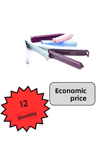 HeiN Bag Clip Bag Clip First Quality Practical Kitchen Organizer Organizer 12 Pieces