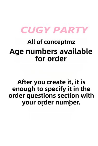 CUGY مجموعة حفلات عيد ميلاد صغيرة من الكراميل بعمر عامين مع أرقام وتفاصيل قلب