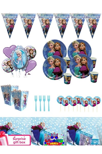 LASAGNA STORE Set pentru petrecere de aniversare cu tematica Elsa Frozen pent...