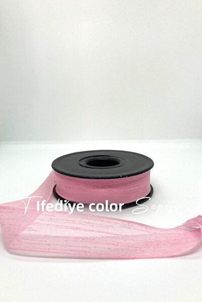 Trend Hediye Sepeti 20 μέτρα λινό κορδέλα Nopeli - Προίκα, Δώρο Γαμήλιας Καραμέλας, 2,5 εκ.