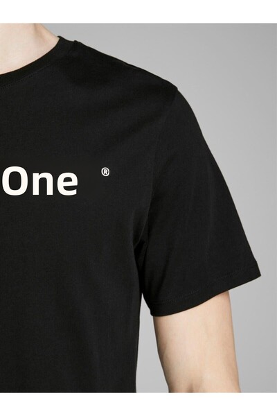 Jack & Jones Jack&jones 12137126 On Jack&jones Written 0 Κοντό μανίκι με λαιμόκοψη Tsh