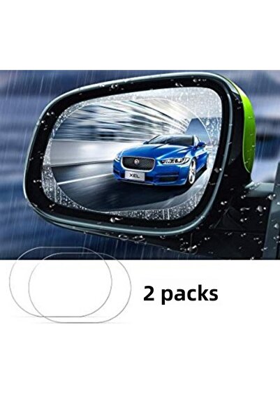 Lisinya Lisinya192 Car Mirror Rain Slider Film 2 Pieces