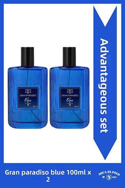 Aqua Di Polo 1987 مجموعة عطور أكوا دي بولو 1987 غران باراديسو بلو 100 مل أو د...