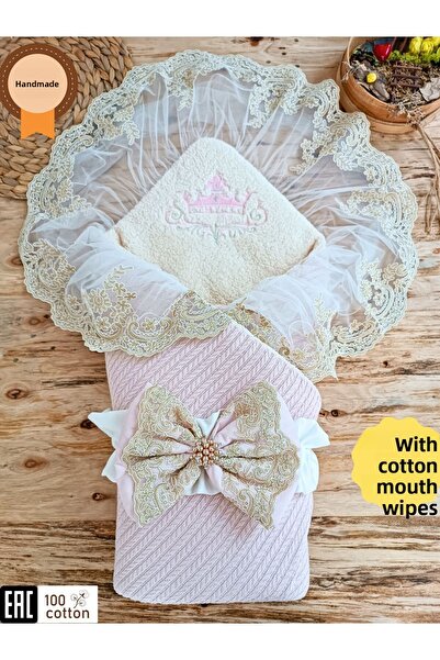 Tomuycuk قماط أطفال محبوك من التريكو - مسحوق بطانية للأطفال حديثي الولادة من ...