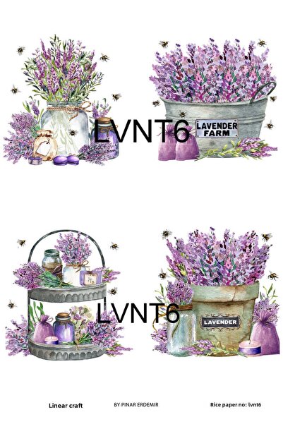 LİNEART ورق ديكوباج نحاسي Lineart رقم: LVNT06- 29x42 سم