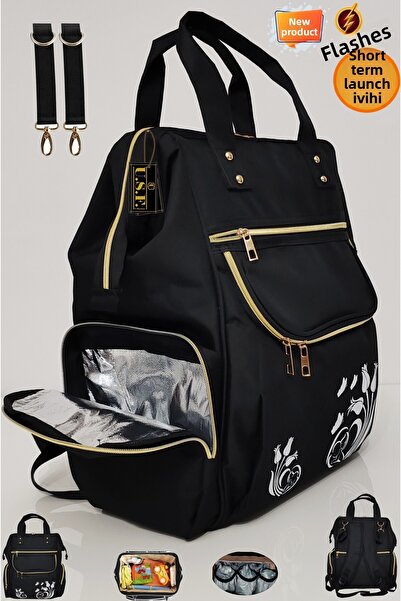 USF Baby Care Bag Organizer Functional Luxury Mother Baby Care Backpack
