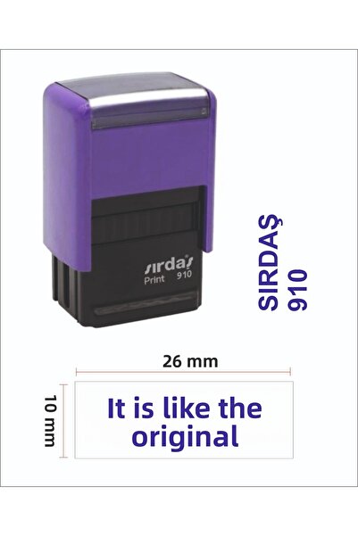 Sırdaş It's Just Like the Original - Kaşe - Purple Kaşe Blue Ink Companion 910