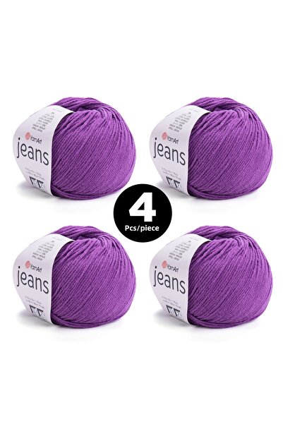 Yarnart 50% прежда за плетене Jean's - пакет от 4