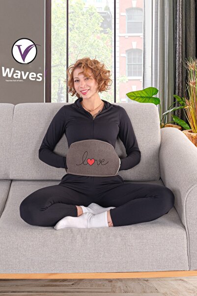 VAVEY حزام الحيض من الجيل الجديد - دافئ وبارد، هدية، لون القهوة الحب