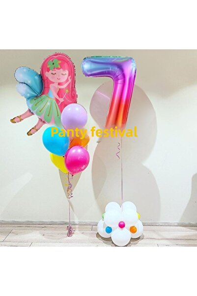 Parti Station Fairy Girl Balloon Set Fairy Girl Foil Balloon Set Concept Birt...