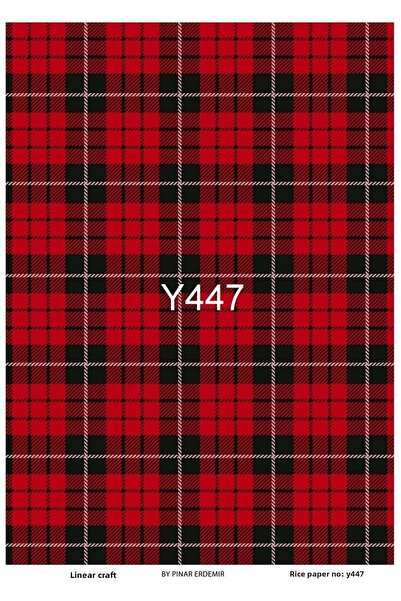 LİNEART La Y447 Brass Decopage Paper