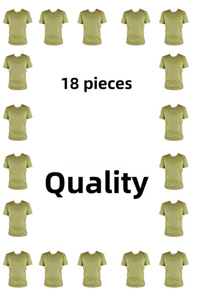 QULAT عبوة تحتوي على 18 جنديًا - قميص داخلي للمبتدئين والمبتدئين مصنوع من الق...