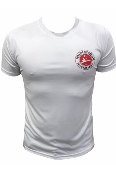 RAUNDHOUSE White Kickboxing Shorts + Kickboxing T-Shirt - Set of Two