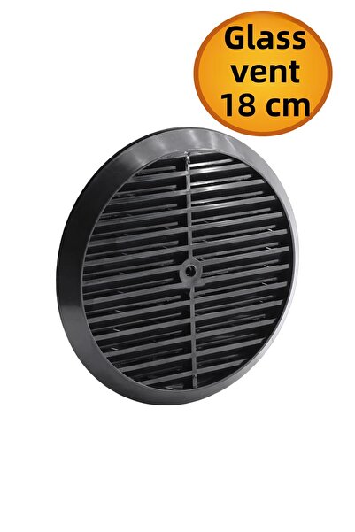 NUBLADO Ventilator pe gaz natural Ventilator rotund din sticlă de bucătărie N...