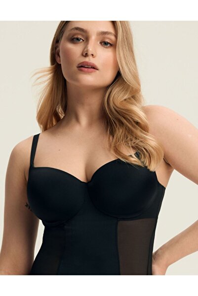 ESOTIQ Women's Shapewear Slip Dress Slimming & Shaping with Padded Cups | Sculpt