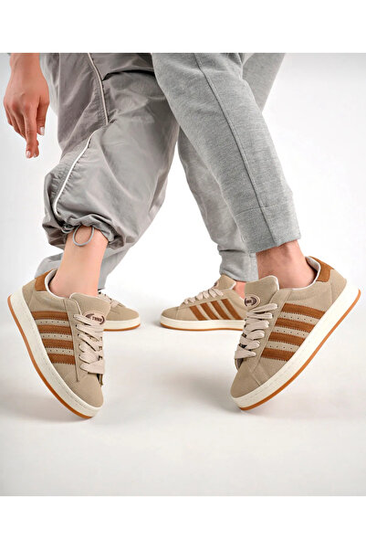 homiro Unisex Lace-Up Ορθοπεδικά Αθλητικά Παπούτσια-Μπεζ