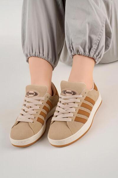 homiro Unisex Lace-Up Ορθοπεδικά Αθλητικά Παπούτσια-Μπεζ