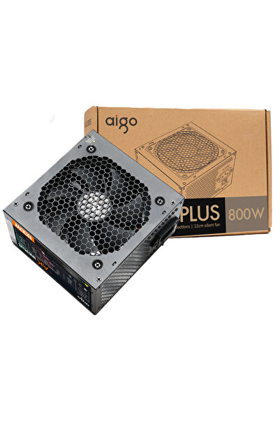 Choice مزود طاقة Aigo AK PC PSU بقوة 800 وات بمقبس الاتحاد الأوروبي، 800 وات،...