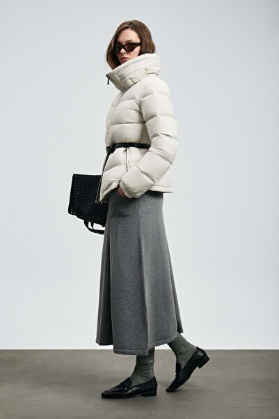 Lufian 122120044 Flash Goose down Women's Coat Ecru