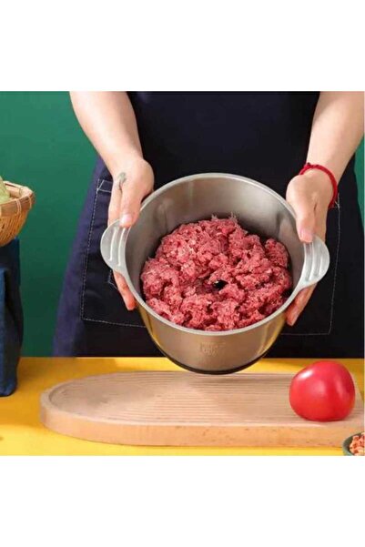 OEM Universal Premium Electric Chopper - 2L Stainless Steel Bowl, 450W Power, 4 Blades, Red Meat and Vegetables
