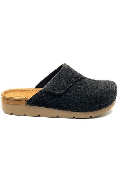 KOCAMANLAR Bento K-117002 Home Slippers Orthopedic Women's Slippers Black