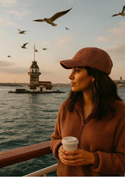 Butik قبعة قطيفة قابلة للتعديل