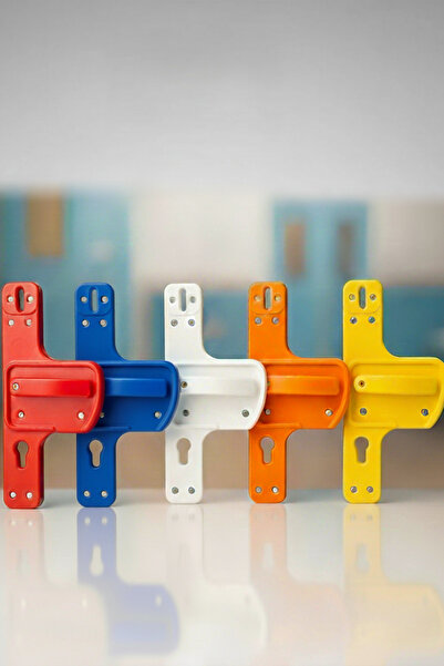 hilal kimya Coloured Security to Schools! 5 Different Colored Barrier Door Handles in One Package