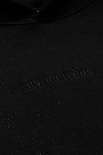 Cos Weirdos Night Shiny Black Glitter Sweathshirt