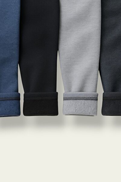 My Kids Wear Unisex Çocuk İçlik Tayt 4’lü Paket – Pamuksu Termal Tayt 4-12 Yaş 12148