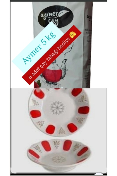 Aymer GOLD 5 KG 6 lı Aslan çay tabağı hediye