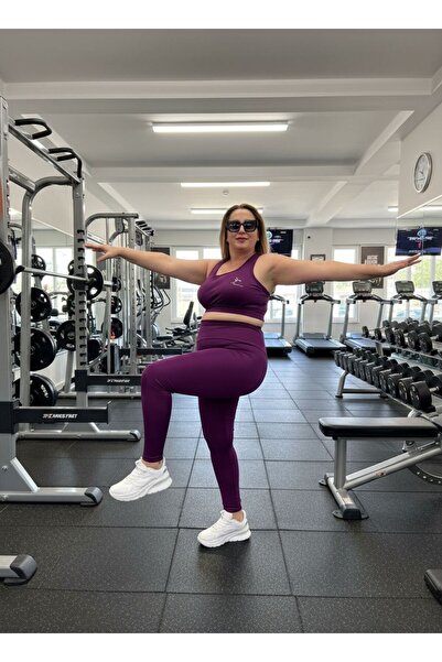 BCFSWİMSPORTS Αθλητικό κολάν Bustier Σετ 2 τεμαχίων, Κολάν ψηλόμεσο με κάλυμμ...