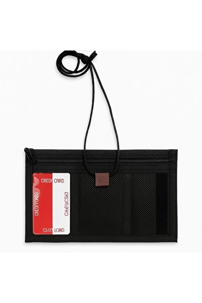 Onartem Unisex Yeşil Boyun Askılı Asker Cüzdanı