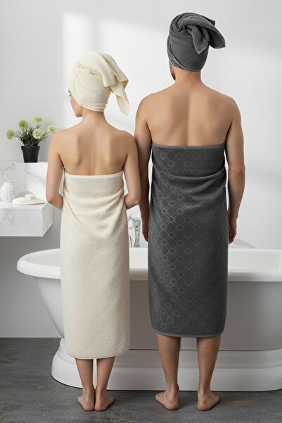 Lorateks طقم مناشف حمام مخملية مكونة من 6 قطع من Essos - قائمة المهر، منشفة و...