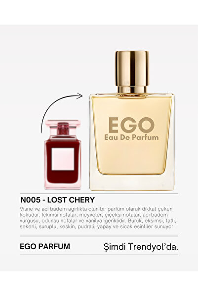 homeartplus N005 Ego Edp 50 ml ( LOST CHRRY ) Meyvemsi Kadın Parfüm