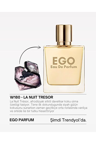 homeartplus W180 - Ego Edp 50 ml ( LA NUIT ) Meyvemsi Kadın Parfüm