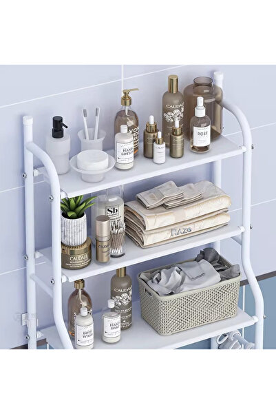 Sultan Bathroom shelf, organizer over the toilet SULTAN, 3 shelves, Resistant and stable, Metal, 45x25x153cm