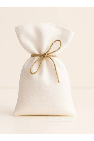 ilkadimbuklet 10x15 cm %100 Pamuk 10 Adet Ham Bez Kese – Doğal – Hediyelik, Lavanta, Sabun,