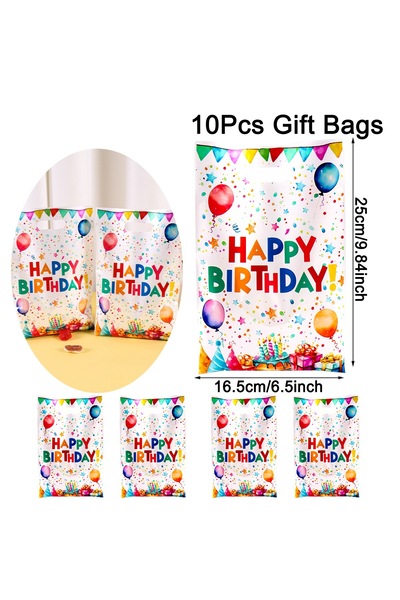 Choice كما هو موضح، 10 قطع، 10/20/50 قطعة، أكياس تغليف هدايا ملونة بنمط بالون...