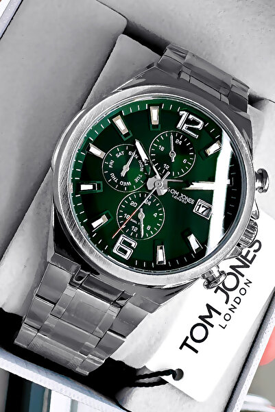 Tom Jones 3 أتم مقاوم للماء، سلك فولاذي فضي اللون Elg1266