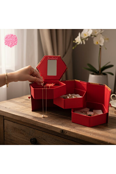 Genel Markalar Mor Özel Tasarım Takı Kutusu| Hediyelik Kutu| Nedime Hediye Ku...