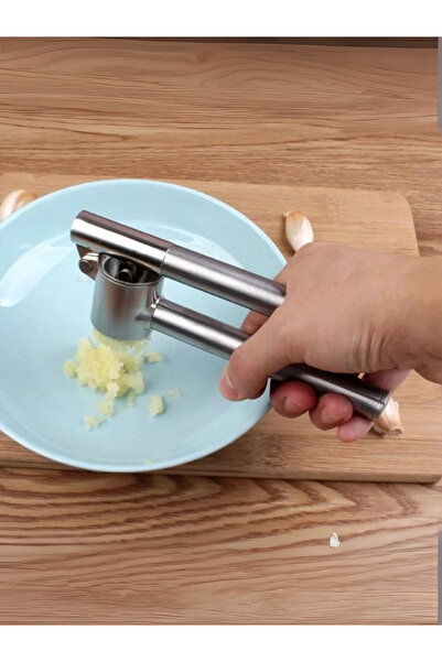 EUROLUXE Paslanmaz Çelik Sarımsak Ezici – Pratik ve Dayanıklı Lüks Sarımsak Ezeceği, Ergonomik Mutfak Aparatı