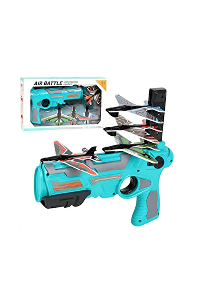 Toyska Играчка-пушка с 4 самолета за въздушна битка, многоцветна