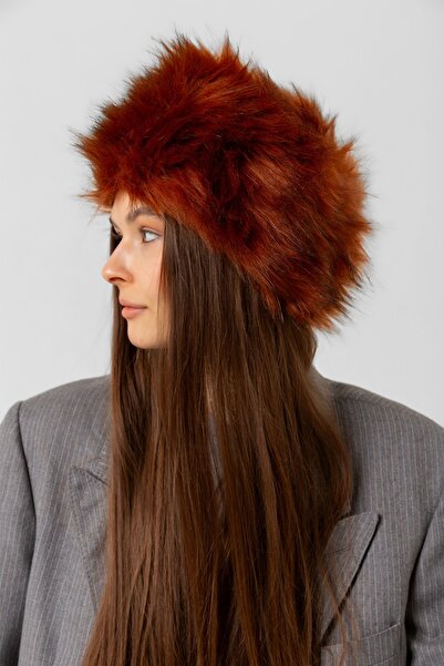 FELLMENS Heart Patterned Tile Fur Women's Hat