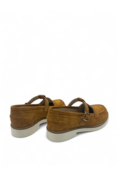 Vrs Shoes Javelle Taba Süet Hakiki Deri Casual Kadın Loafer