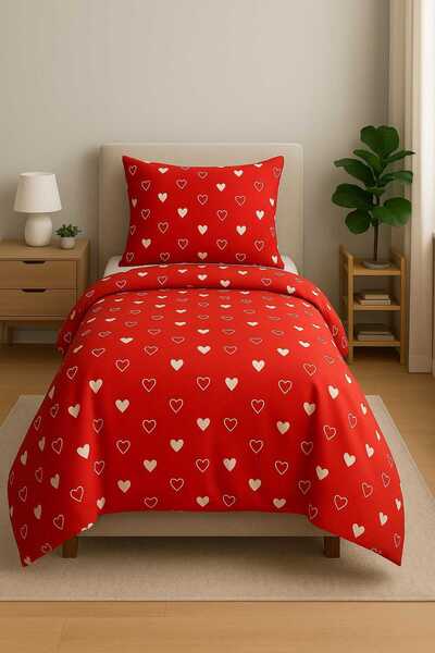 Loova Μονό Σετ παπλωματοθήκης'' Θήκη παπλώματος + ελαστικό Σεντόνι + Θήκη μαξ...