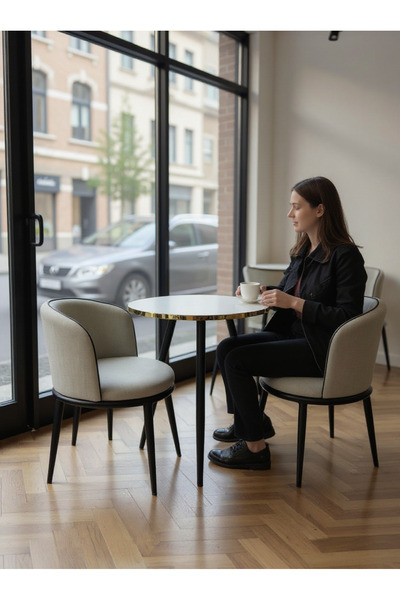 Living Seating Set (Table + 2 Chairs) – Modern & Elegant