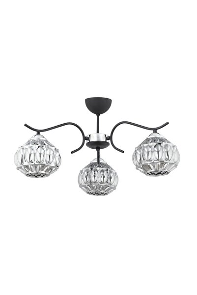 ESSLİGHT Elmas 3 Lü Plafonyer Avize Salon Mutfak Yatak Odası