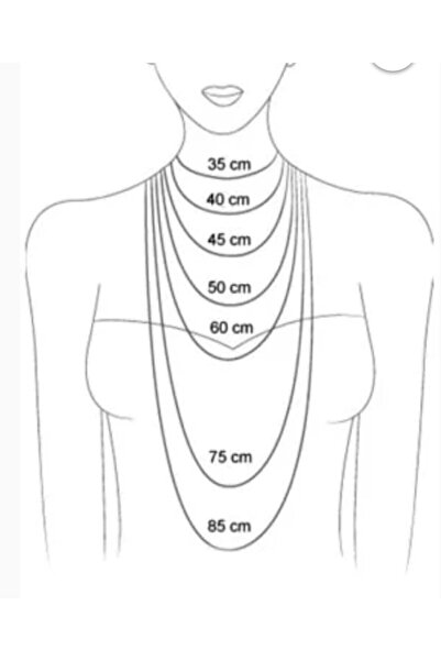 tones official Kararmaz Çelik 45 cm Gerçek Barok Incili Gold Uzun Kolye